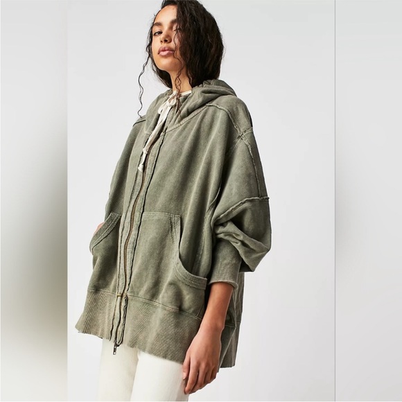 Free People Tops - Free People! We The Free Camden Zip Up Hoodie Sweatshirt NWT!